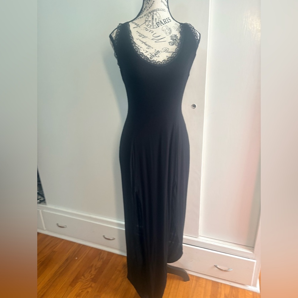 One-of-a-Kind Custom Long Black Dress